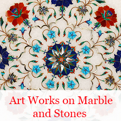 Art Works on Marble and Stones Mr. Pankaj Mallick in Nabanagar